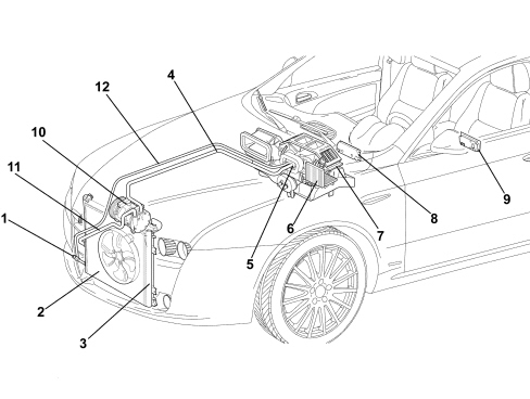AIR CONDITIONING CASING AND COMPONENTS
