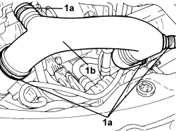 TURBOCHARGER AIR INTAKE PIPE - R.R.