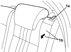 SPLIT REAR SEAT LEFT BACKREST - R.R.