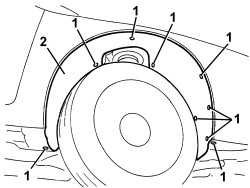 RIGHT FRONT WHEEL ARCH LINER - R.R.