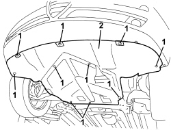 UNDER ENGINE PROTECTION/GUARD - R.R.