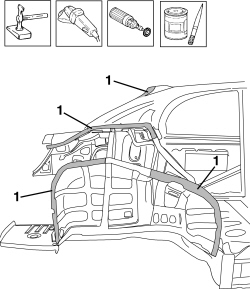R.R. REAR WING FRAME
