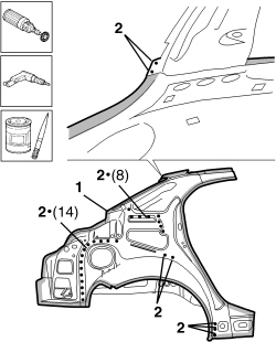 R.R. REAR WING FRAME