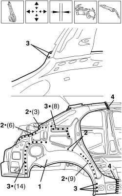 R.R. REAR WING FRAME