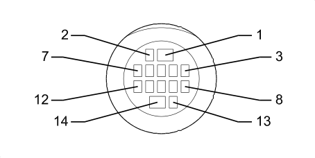 F011 RIGHT HEADLAMP