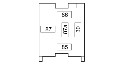 J030 ENGINE FAN SPEED 1 RELAY