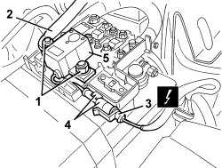 RELAY FOR BATTERY DISCONNECTION SYSTEM - R.R.