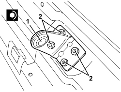 REAR BACKREST CATCH DEVICE (ONE) - R+R