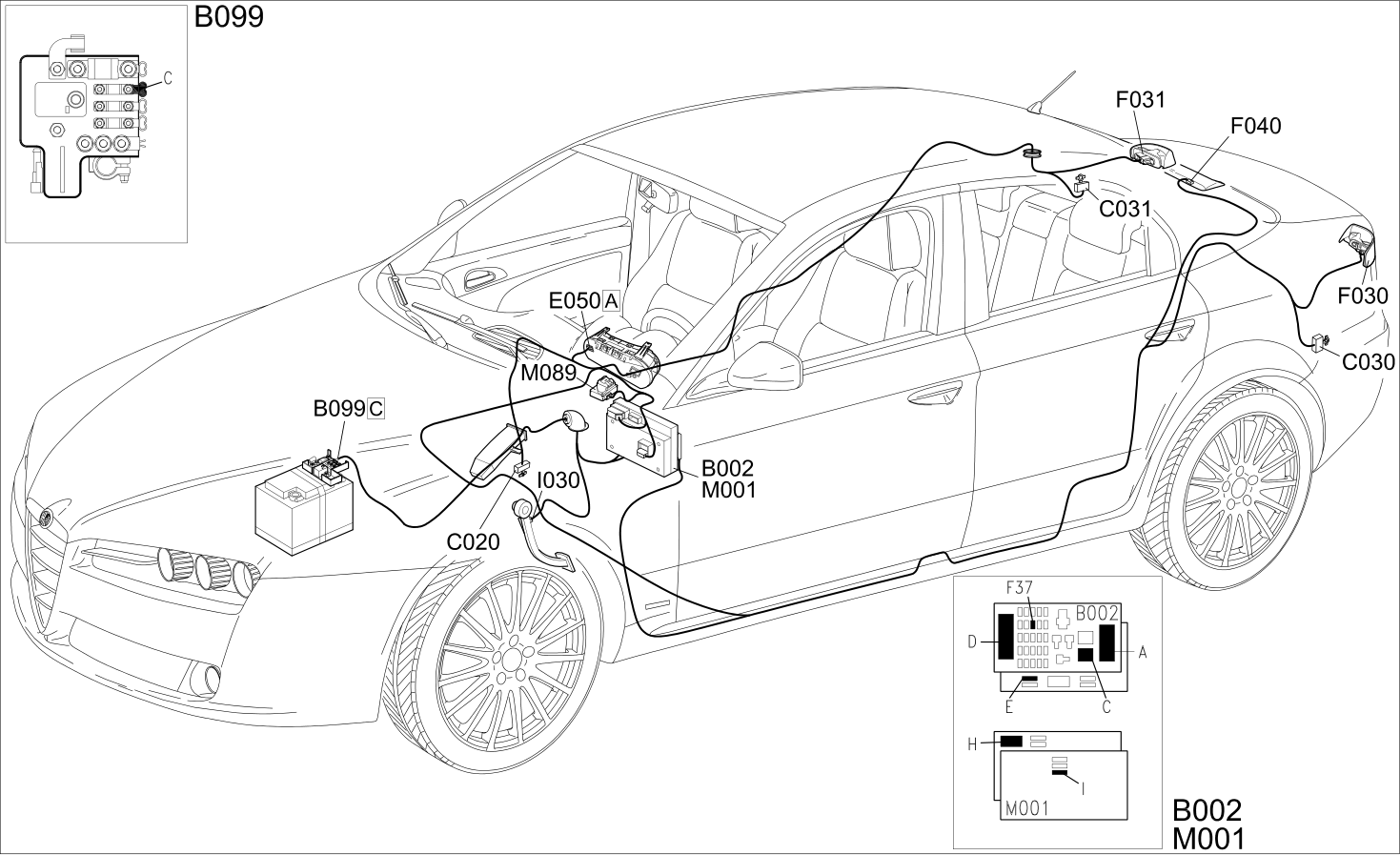 BRAKE LIGHTS - COMPONENT LOCATION