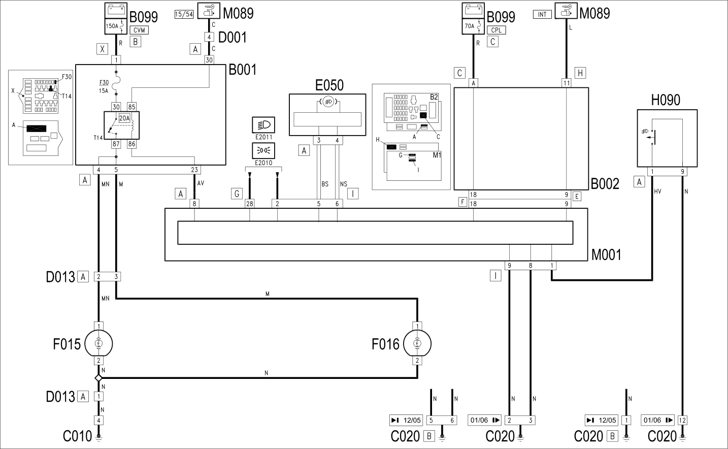 FOG LIGHTS - WIRING DIAGRAM