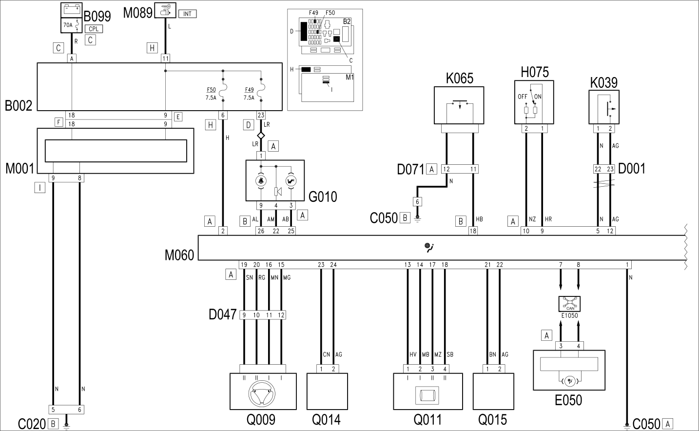 AIR BAG - WIRING DIAGRAM