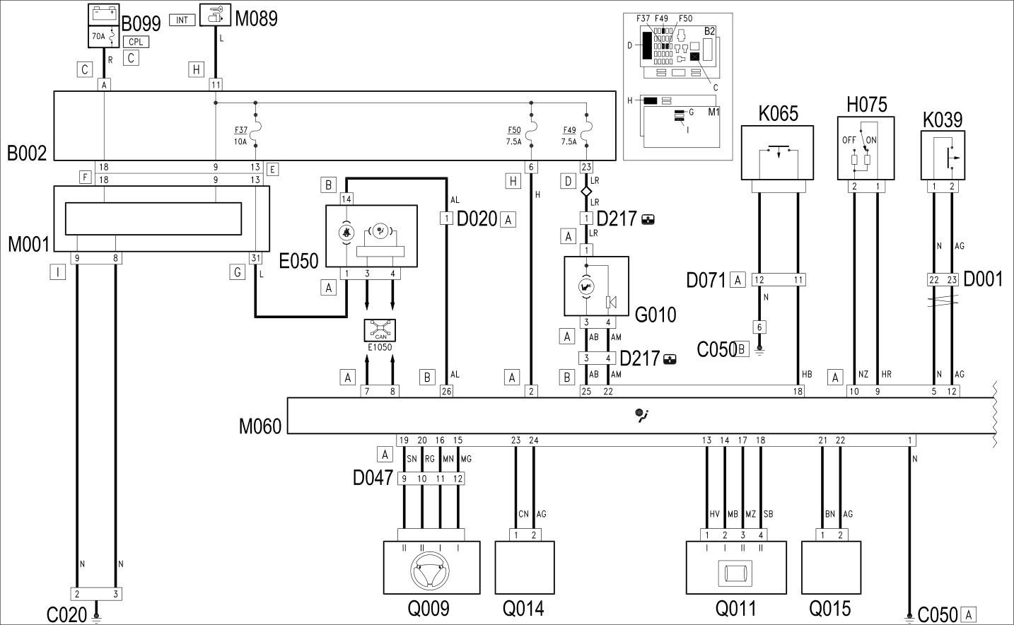AIR BAG - WIRING DIAGRAM