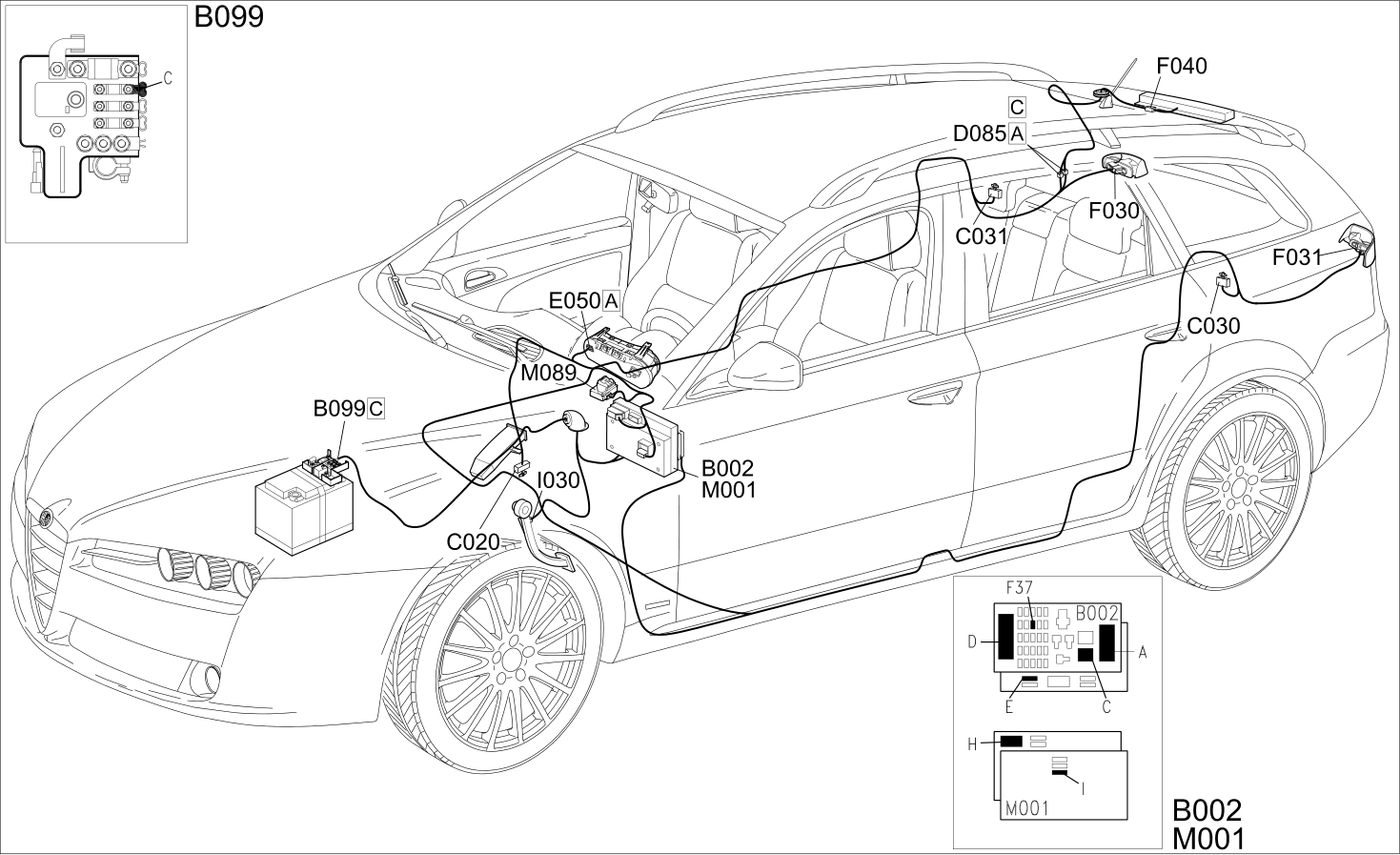 BRAKE LIGHTS - COMPONENT LOCATION