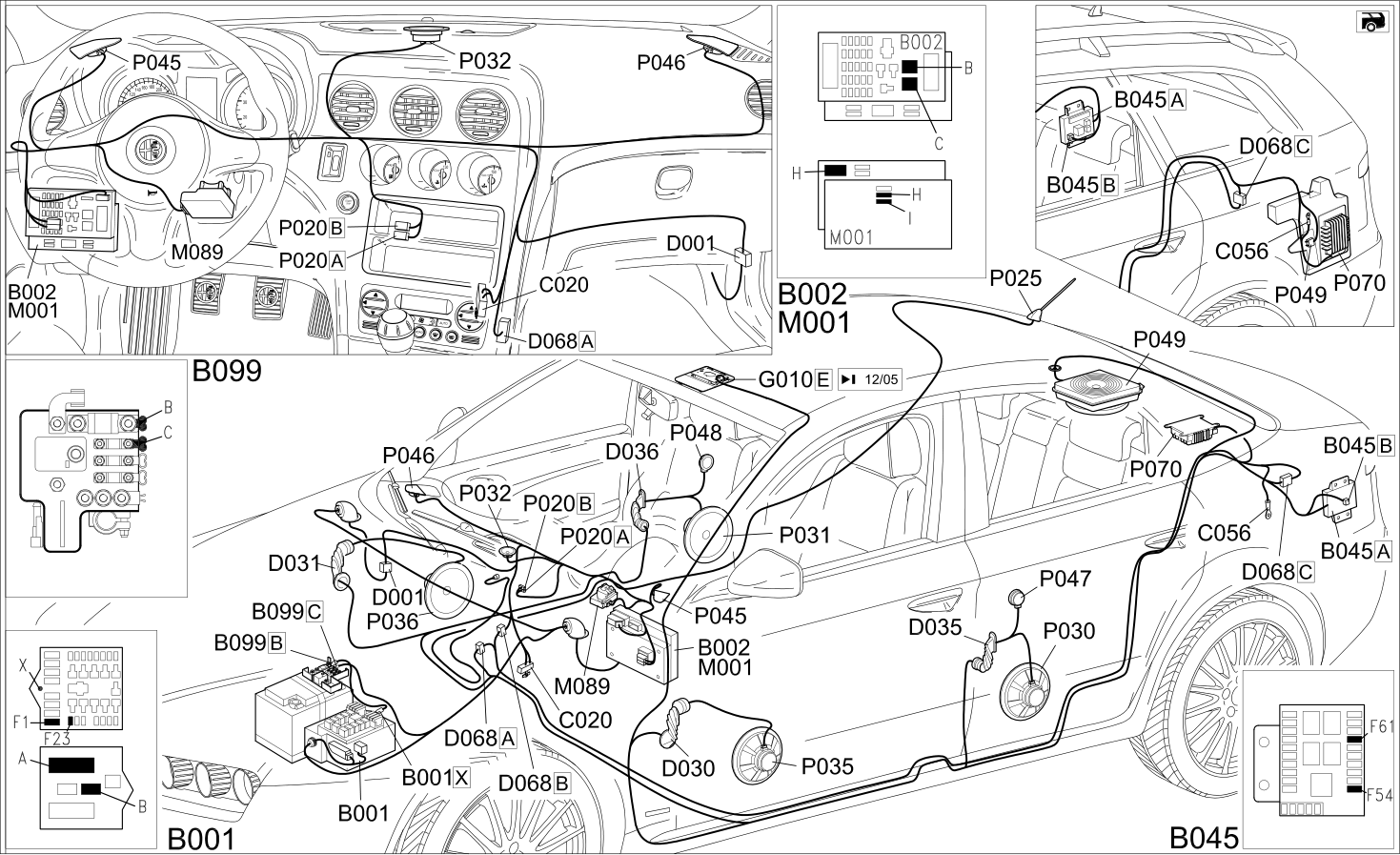 RADIO - COMPONENT LOCATION
