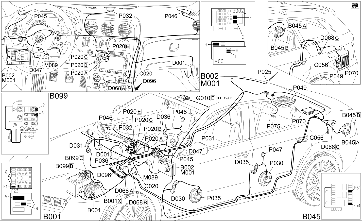 RADIO - COMPONENT LOCATION