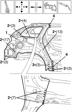 R.R. REAR WING FRAME