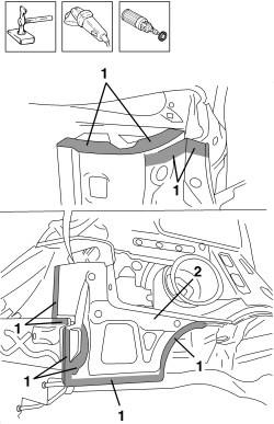 R.R. REAR WING LOWER FRAME