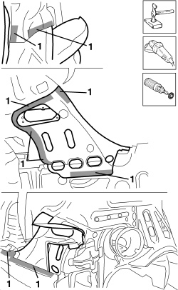 R.R. REAR LIGHT CLUSTER HOUSING
