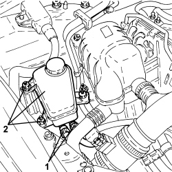 POWER STEERING FLUID RESEVOIR - R.R.