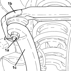 DAMPER LOWER FORK - R R