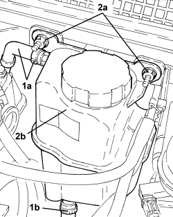 ENGINE COOLANT SUPPLY RESERVOIR - R.R.