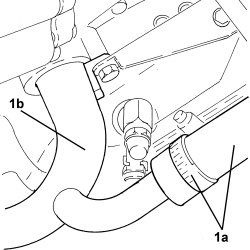 COOLANT PIPE BETWEEN COOLANT RESERVOIR AND THERMOSTAT - R.R.