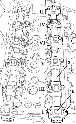 CAMSHAFTS IN CAMSHAFT HOUSING - R.R - INCLUDES CAMSHAFT HOUSING REPLACEMENT, IF NECESSARY