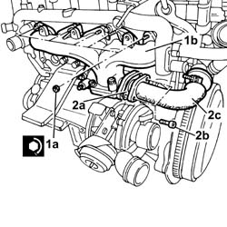 ENGINE - POSITION ON STAND AND REMOVE