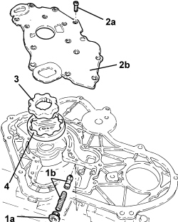 ENGINE OIL PUMP, REMOVED - CHECK AT BENCH