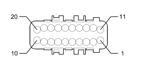 D020 DASHBOARD/REAR COUPLING