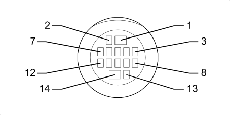 F010 LEFT HEADLAMP