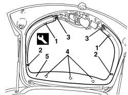 TAILGATE UPPER INTERIOR PANEL - R.R.