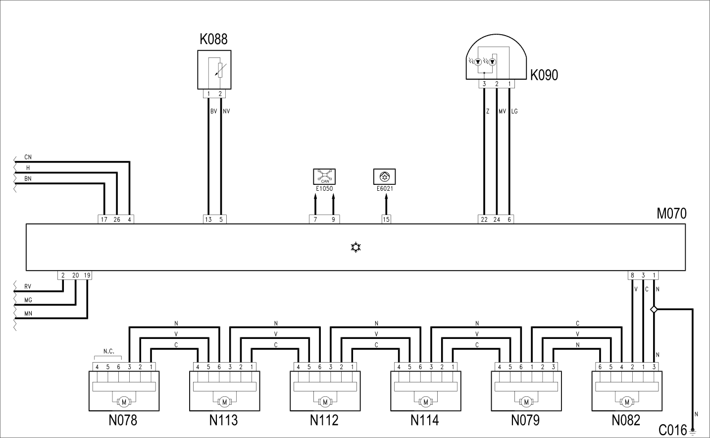 AIR CONDITIONER - WIRING DIAGRAM
