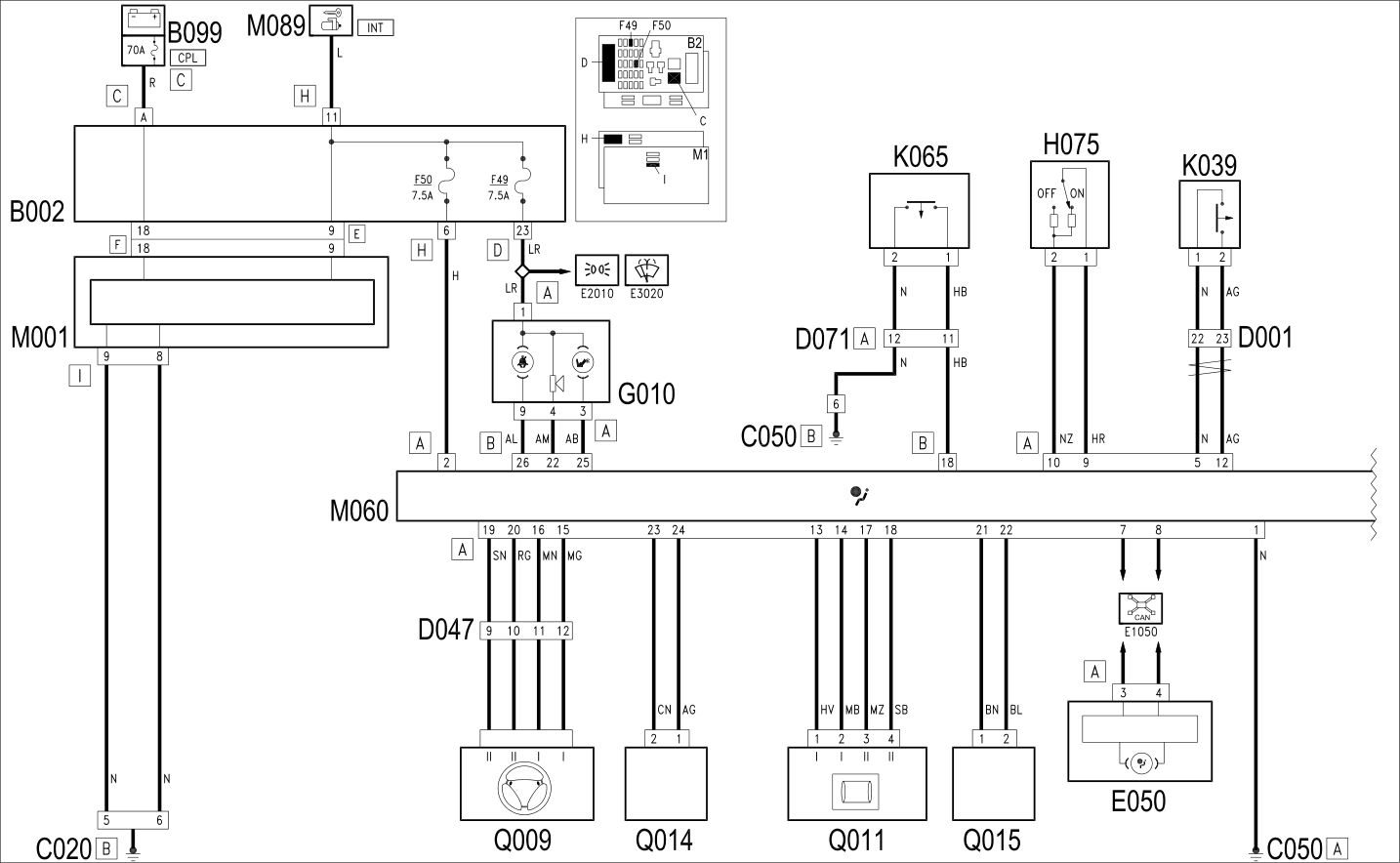 AIR BAG - WIRING DIAGRAM