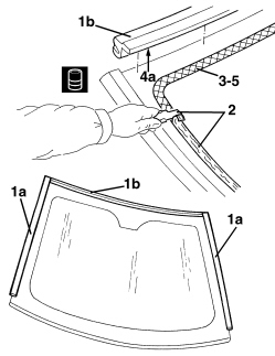 WINDSCREEN GLASS - R.R INCLUDING CLEANING HOUSING