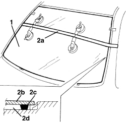 WINDSCREEN GLASS - R.R INCLUDING CLEANING HOUSING