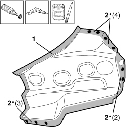 R.R. REAR LIGHT CLUSTER HOUSING