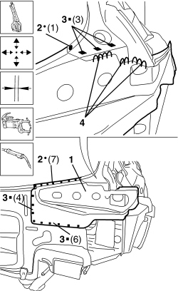 R.R. REAR LIGHT CLUSTER HOUSING