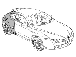 R.R. REAR WING FRAME