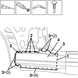 R.R. REAR WING FRAME