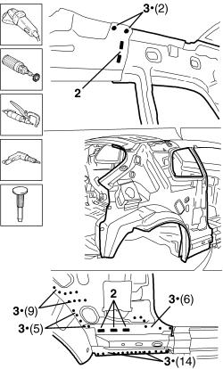 R.R. REAR WING FRAME
