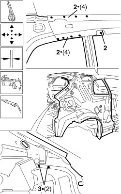 R.R. REAR WING FRAME