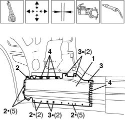 R.R. REAR WING FRAME