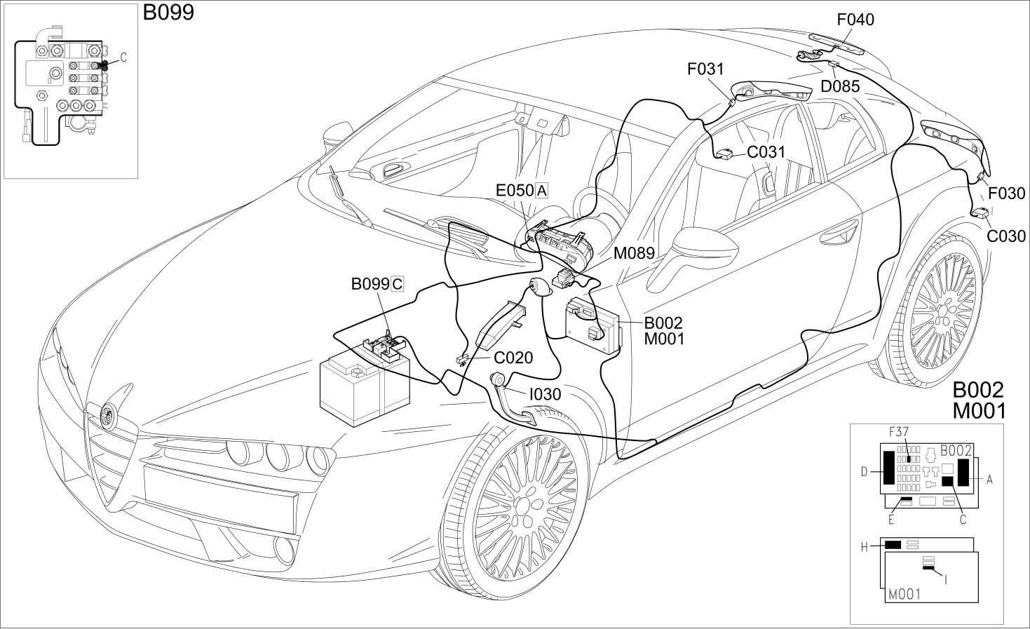 BRAKE LIGHTS - COMPONENT LOCATION