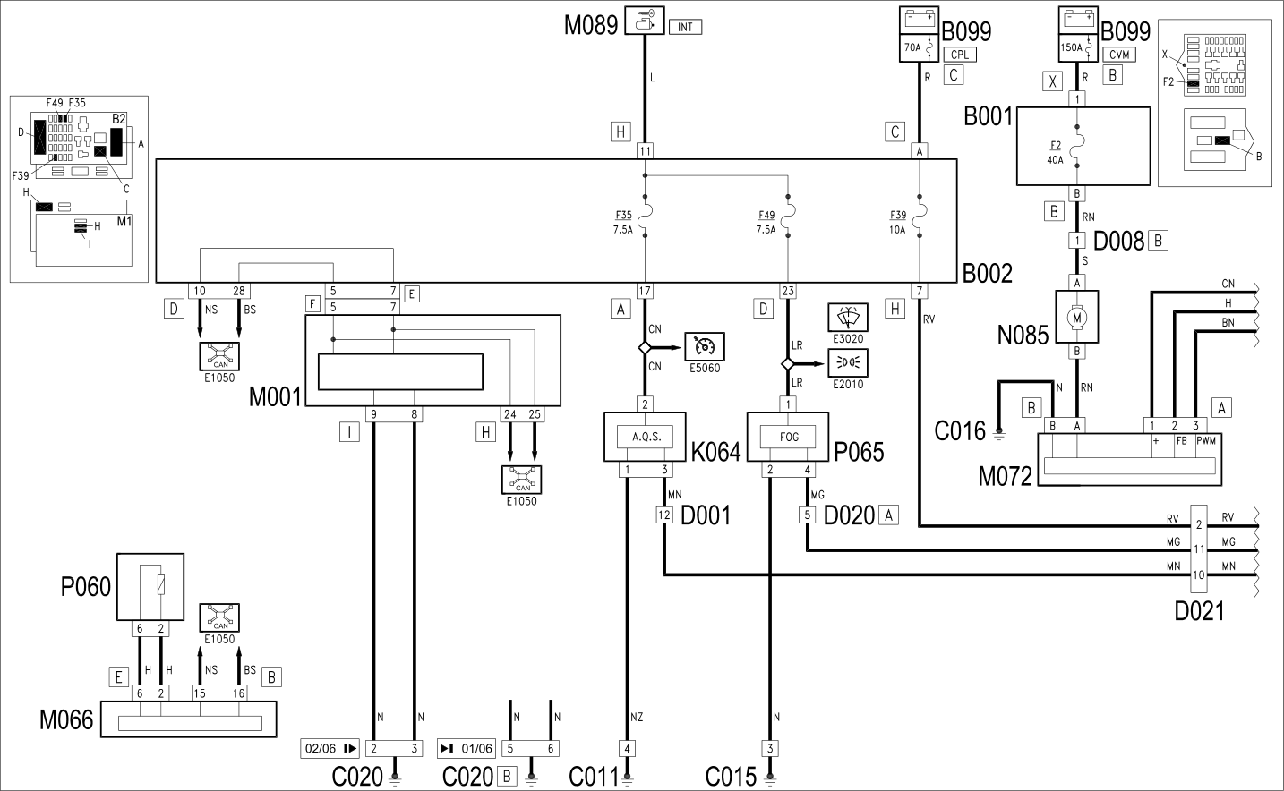 AIR CONDITIONER - WIRING DIAGRAM
