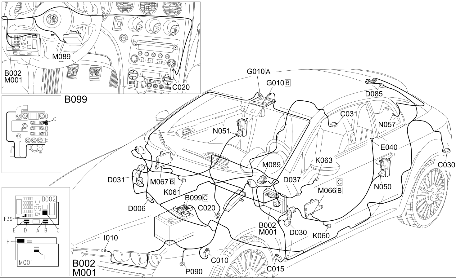ALARM - COMPONENT LOCATION