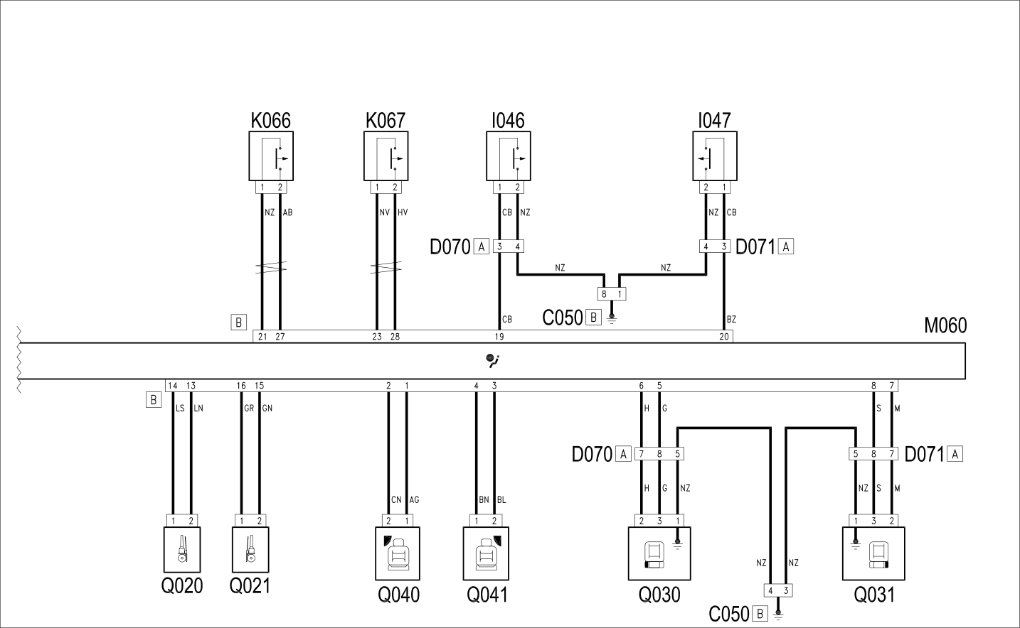 AIR BAG - WIRING DIAGRAM