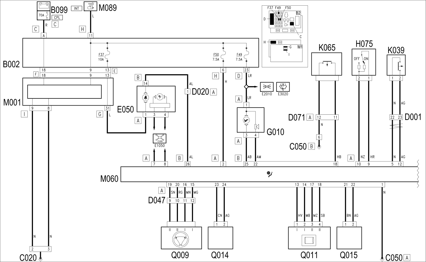 AIR BAG - WIRING DIAGRAM
