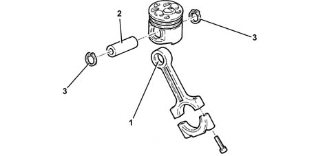 PISTONS AND CONNECTING RODS