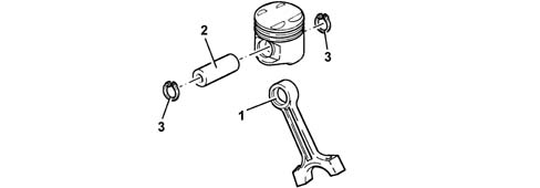 PISTONS AND CONNECTING RODS